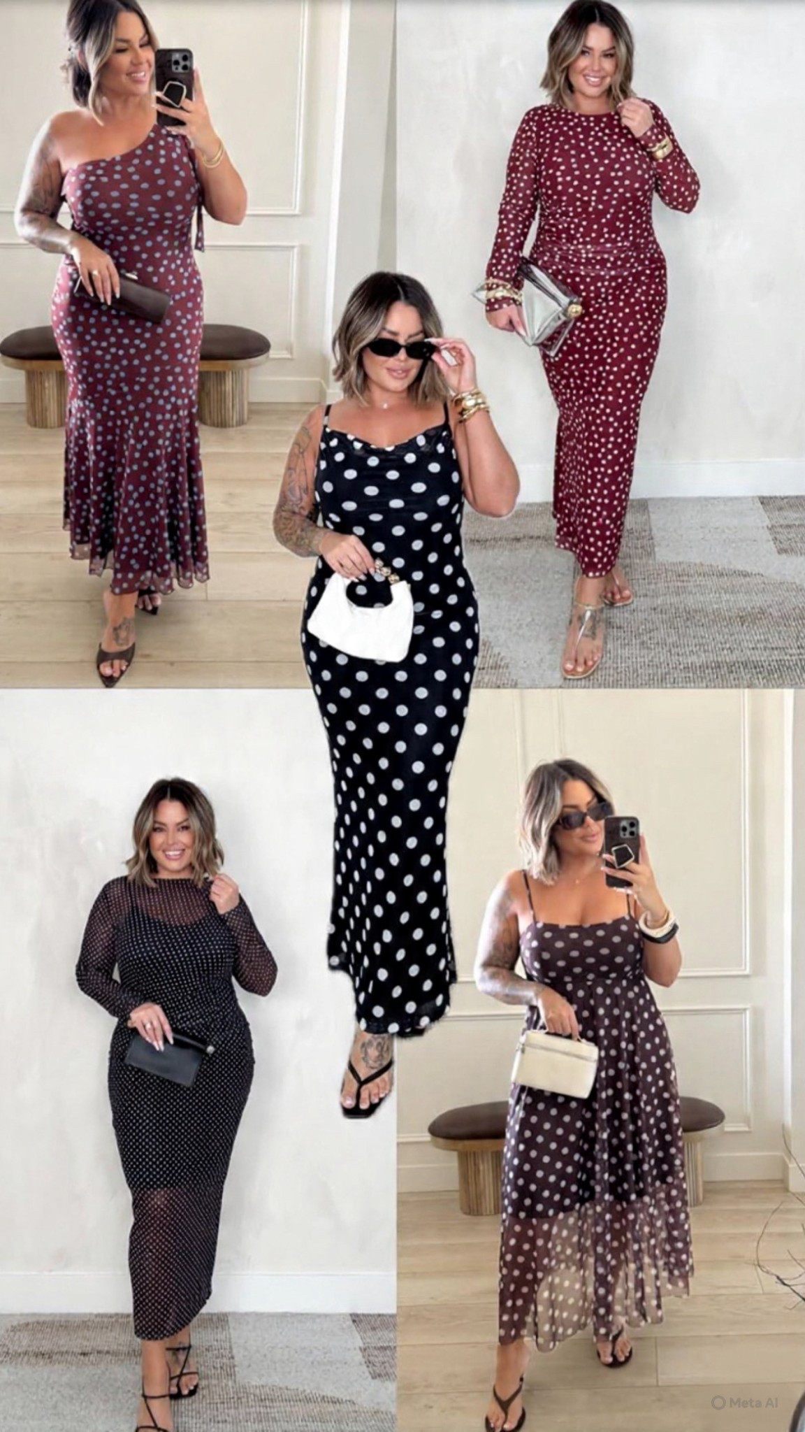 Dresses size L , also linked my fav strapless as well as my cakes nip covers



#MidsizeFashion #CurvyStyle #FlatteringDresses #PolkaDotDress #DateNightOutfit #AmazonFashionFinds #StyleInspo #OutfitInspo #ConfidenceStyle #ChicOutfits #EverydayStyle #EffortlessStyle #FashionOver40 #CurvyOutfits #MidiDressStyle #MaxiDressLove #TrendingOutfits #WardrobeEssentials #PinterestFashion #OOTDInspo

