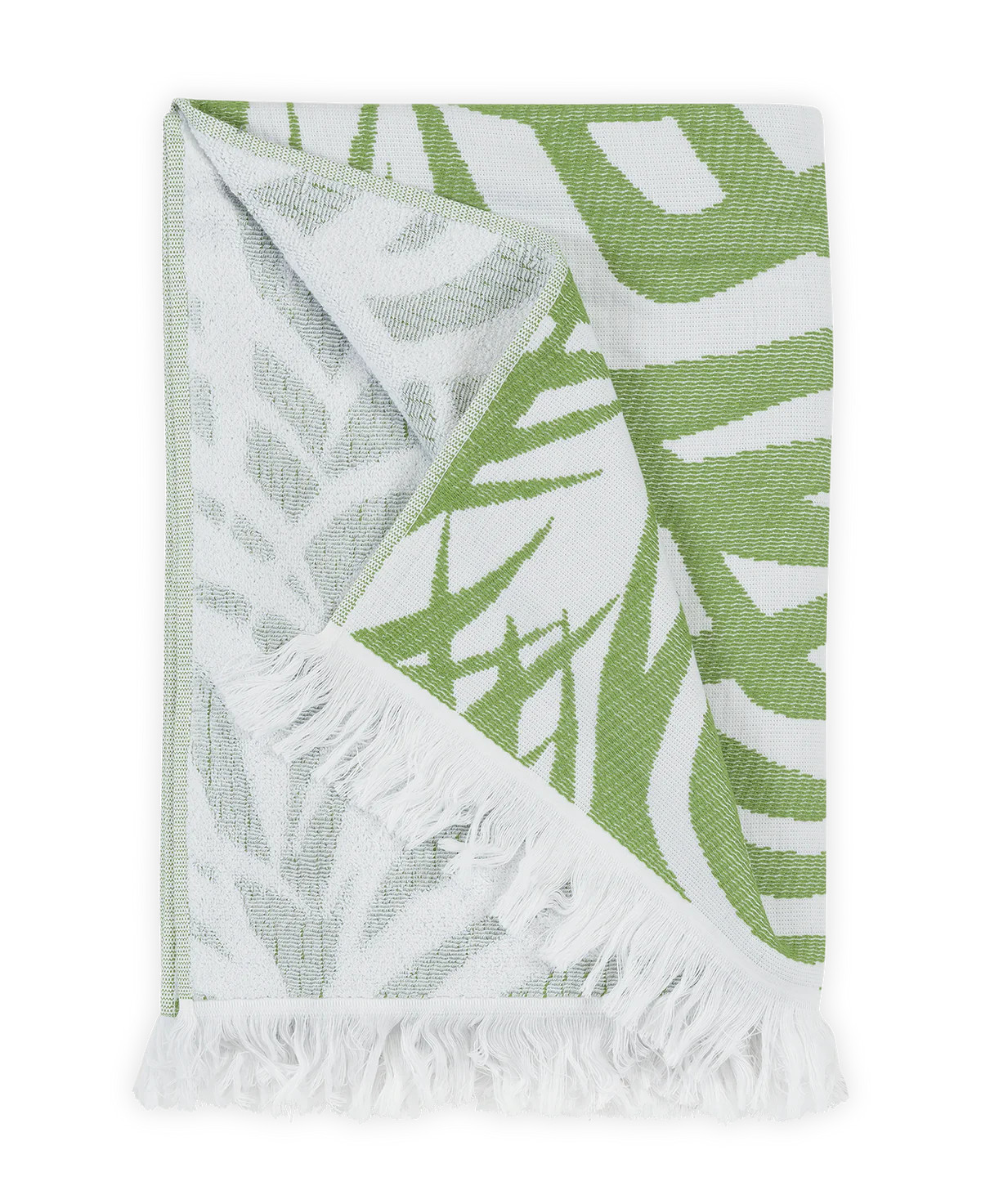 Matouk Schumacher Zebra Palm Beach Towel | Over The Moon
