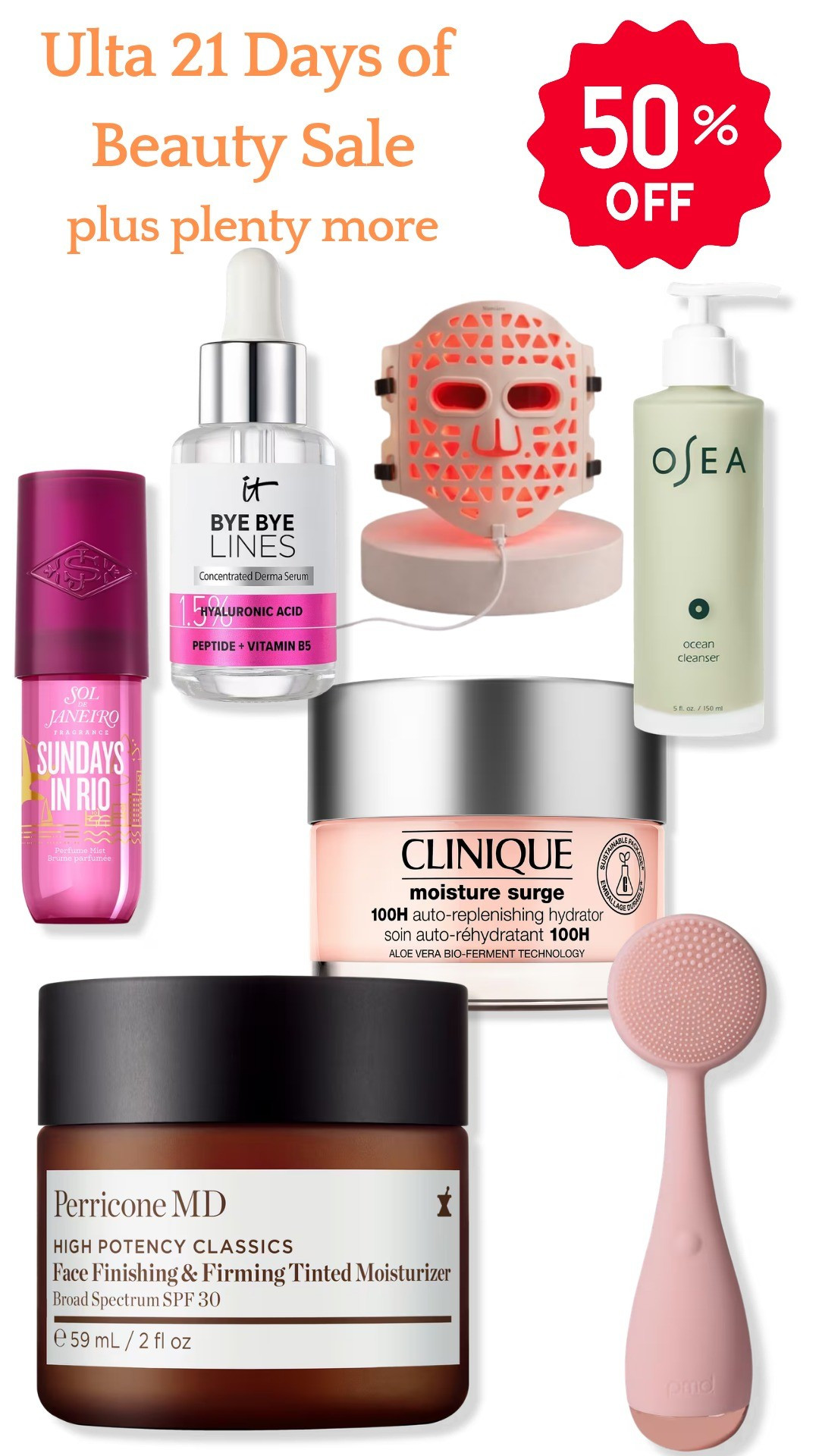 Ulta 21 days of beautyRed light therapy, it cosmetics, beauty deals, beauty brands, sales, deals, Oshawa, body spray, summer vibes, summer beauty, clinique, moisture surge, face care, skin care, hair care, anti aging, ulta, cosmetics, lips, lip gloss, 

#LTKBeauty #LTKSaleAlert #LTKselfcare