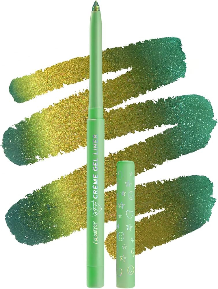 ColourPop Crème Gel Waterproof Chrome Eyeliner - 18HR Wear, Ultra-Pigmented Eyeliner Pencil with... | Amazon (US)