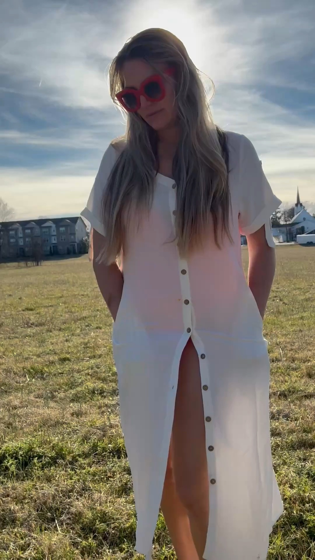 Got a cute beach (creek) cover up by and wanted to show it to you! It’s actually perfect and buttons all the way up so you can also just wear as a dress. With spring and summer coming up it’s the perfect dress to wear day or night! I loved it and had to share! @bsubseach_official  #bsubseach #bsubseachcoverups.

#LTKootd #LTKSwim #LTKSpringSale