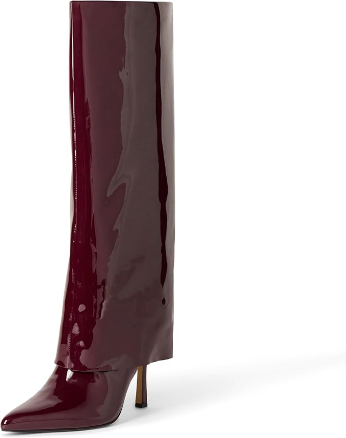 The Drop Women's Jolene Fold Over Tall Boot Classic | Amazon (US)