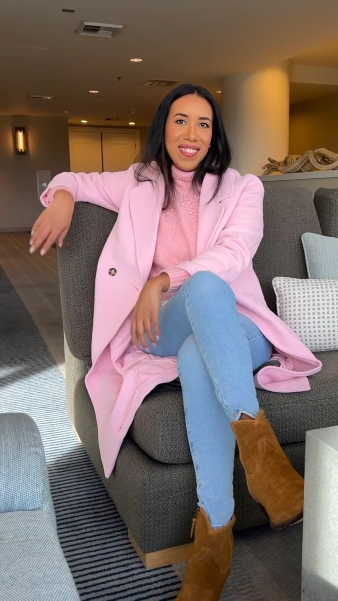 Some mornings are starting to feel cold. I don’t mind though, it gave me the perfect excuse to wear this pink combo ✨🩷 #FallOutfit #WorkOutfit #TeacherOutfits

#LTKstyletip #LTKworkwear #LTKSale