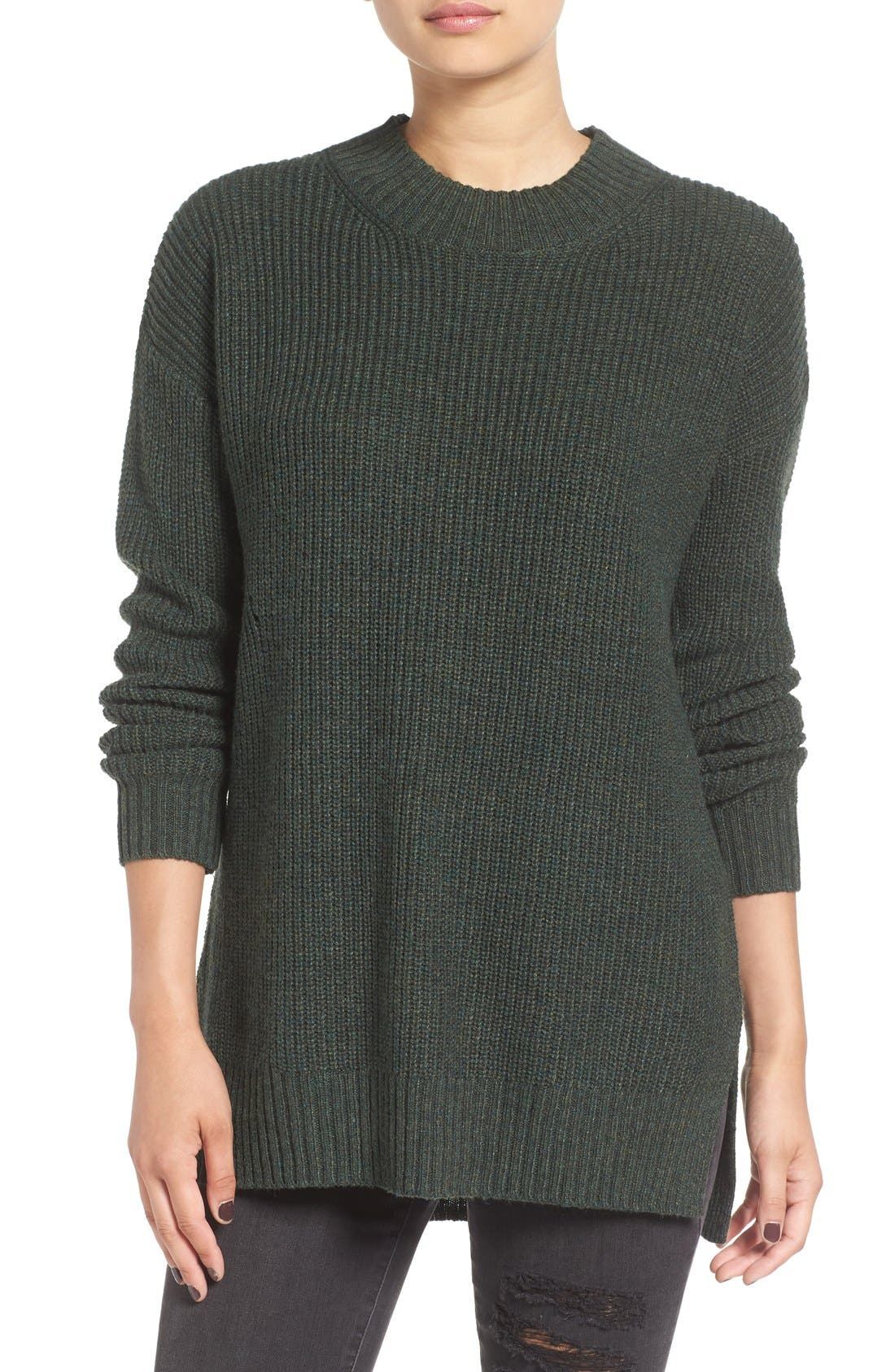 Ribbed Mock Neck Pullover | Nordstrom