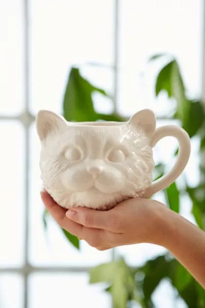 Plum & Bow Cat Face Mug | Urban Outfitters (US and RoW)