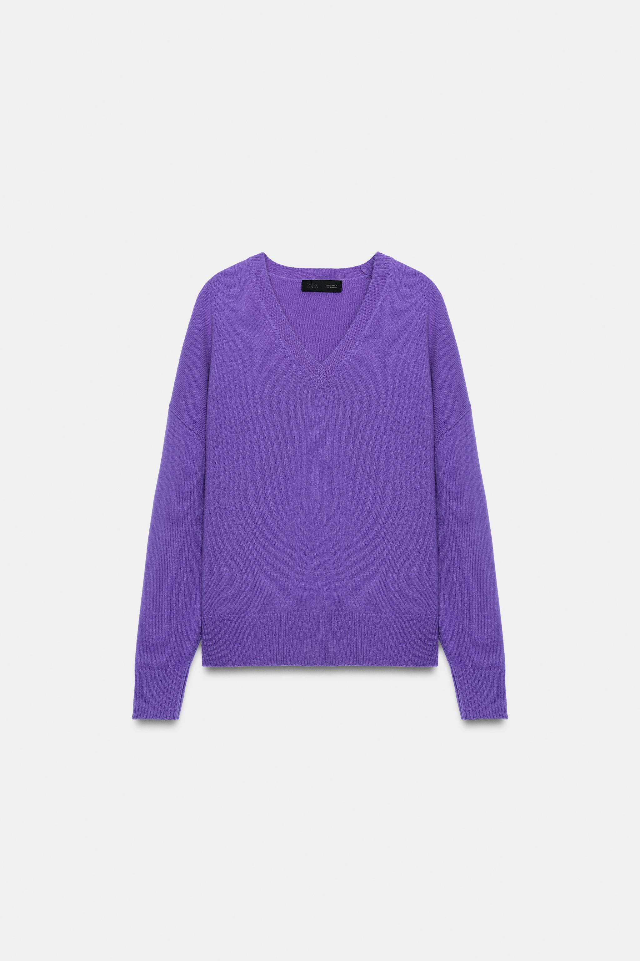 100% WOOL OVERSIZED JUMPER | Zara US
