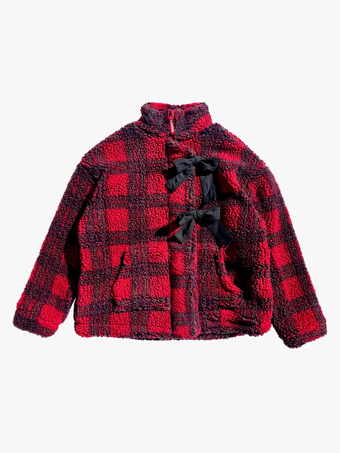 Ingrid Borg Jacket - Red Plaid | Lisa Says Gah