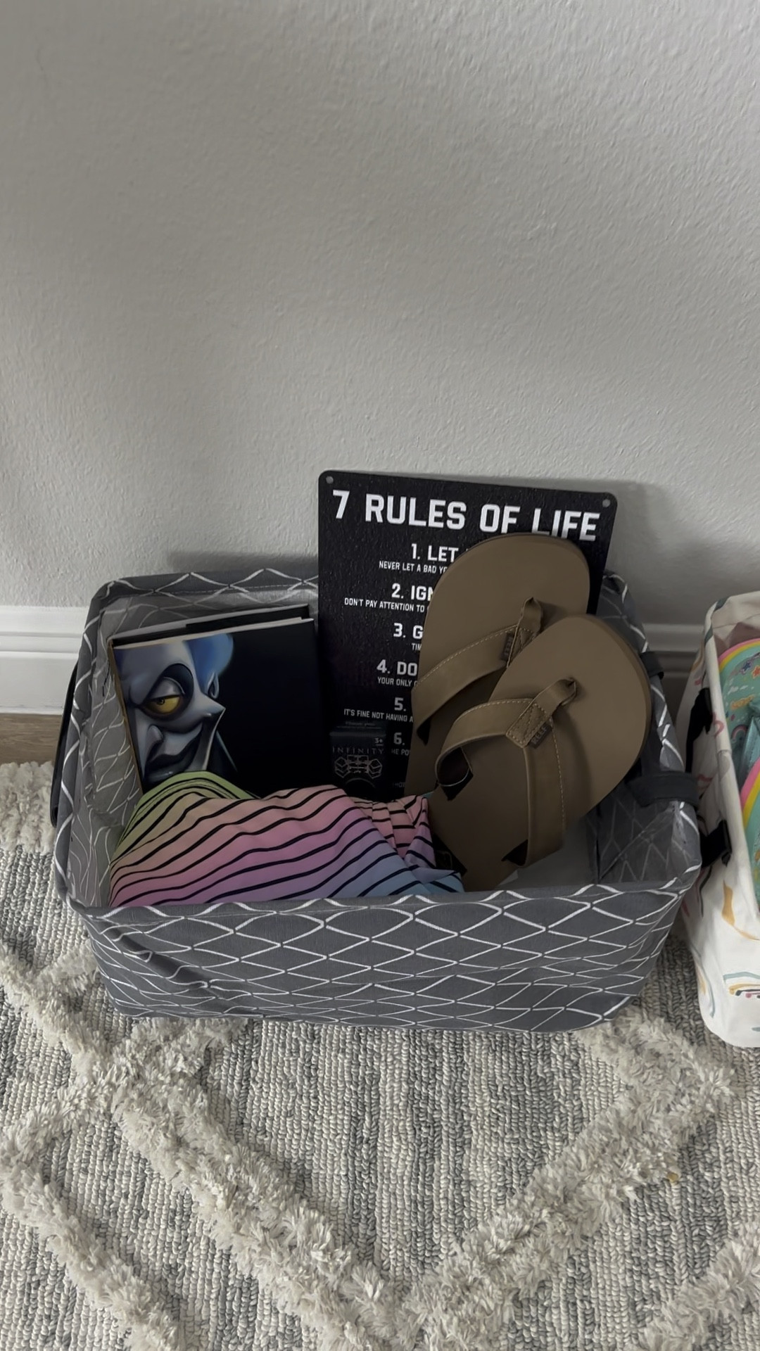 Swapping out the sweets for some summer essentials! 🐰☀️ This year, our Easter baskets are all about gearing up for sunny days ahead. Each kiddo's getting a cool storage bin packed with a fresh swimsuit, snazzy flip-flops, and a little something special for their room - think books, cuddly pals, or neat ways to stash their treasures. #EasterBasketIdeas #SummerReady #LTKSpring 