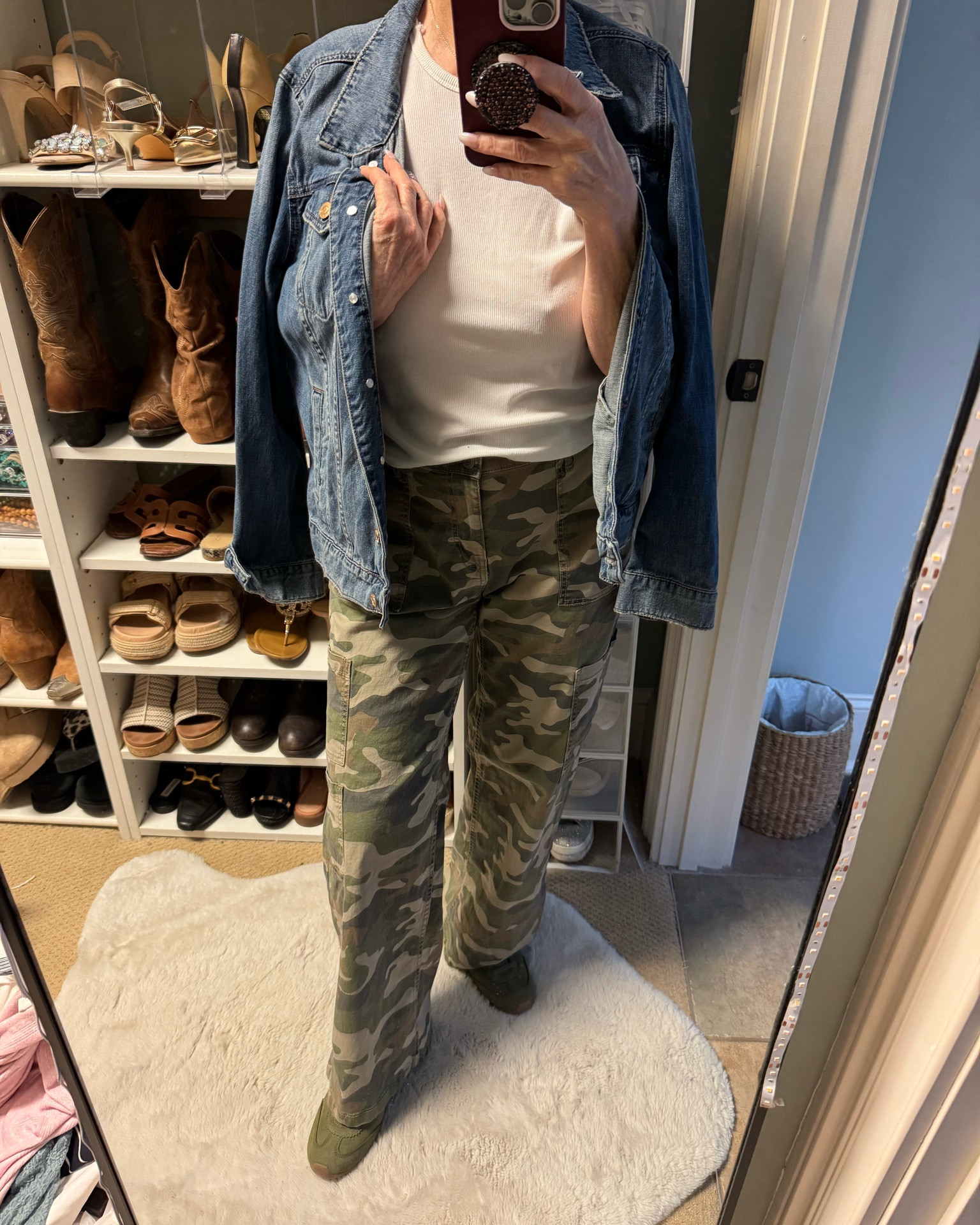 Casual army pants! Comfort and cute! ￼

#LTKNYFW #LTKgrwm #LTKmomlife