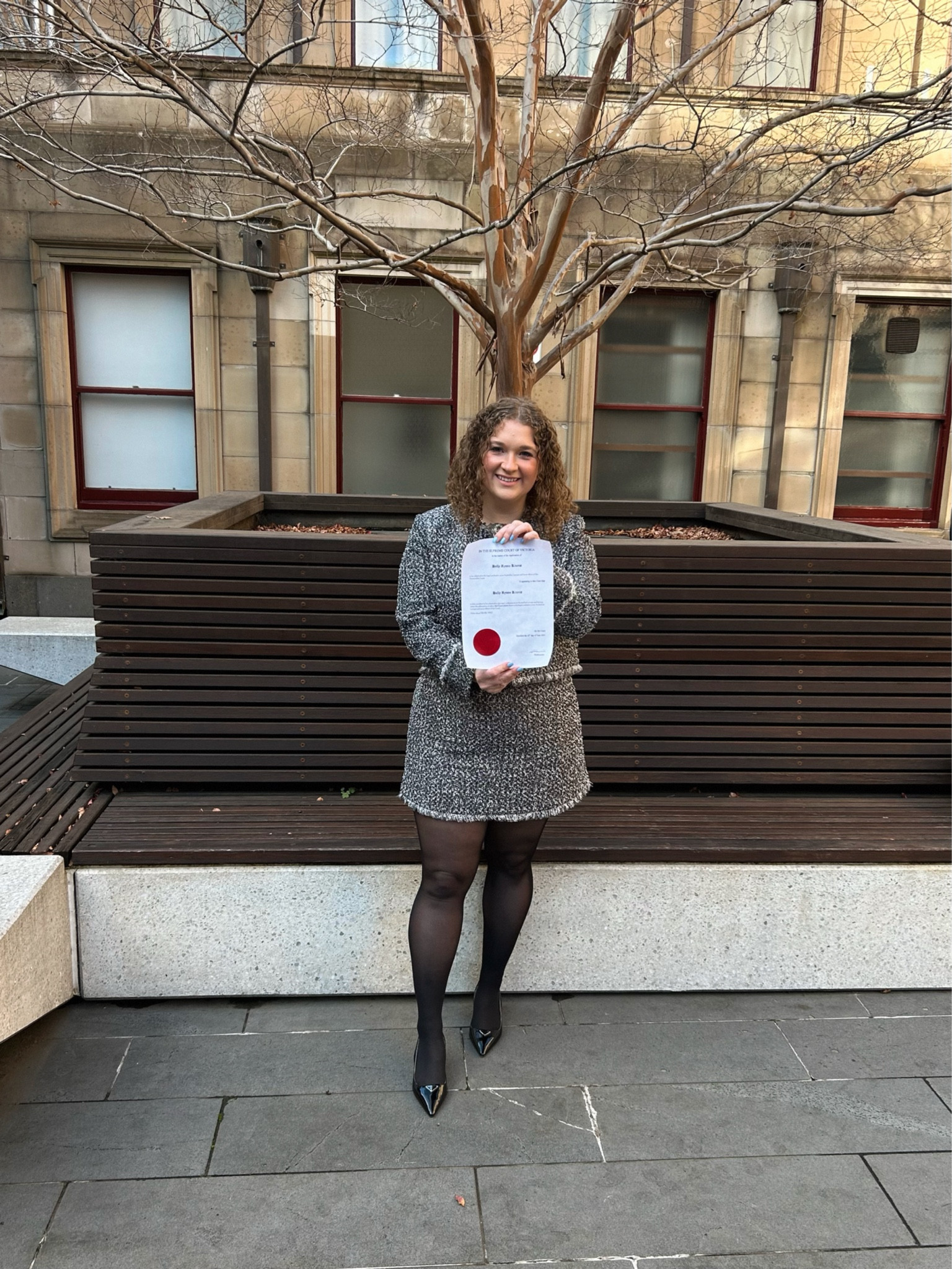 She’s a lawyer 👩🏼‍⚖️ my set was from Saba (Romy Tweed mini skirt & crop jacket) - I’ve listed some other options 

#LTKworkwear #LTKcurves #LTKaustralia