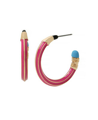 Betsey Johnson Pencil Hoop Earrings & Reviews - Earrings - Jewelry & Watches - Macy's | Macys (US)