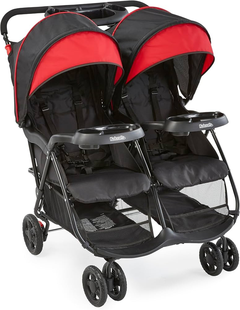 Kolcraft Cloud Plus Side-by-Side Lightweight Double Baby Stroller and Toddler Stroller with Recli... | Amazon (US)
