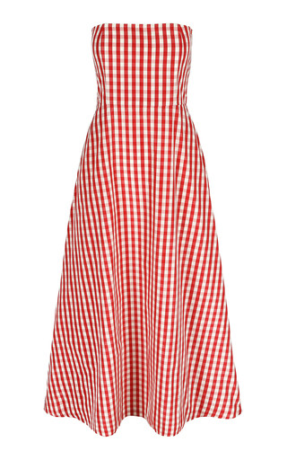 Odette Gingham Taffeta Maxi Dress | Moda Operandi (Global)
