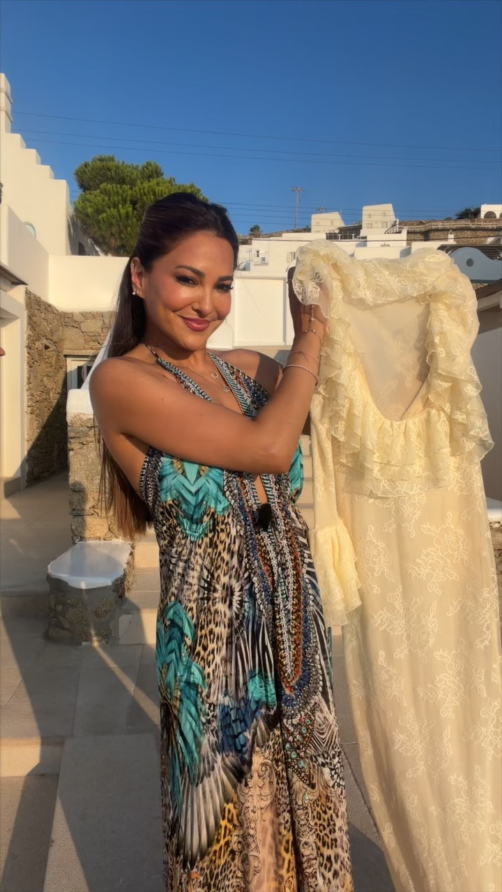 GRWM on vacation styling a lace maxi

#LTKSeasonal #LTKgrwm #LTKootd