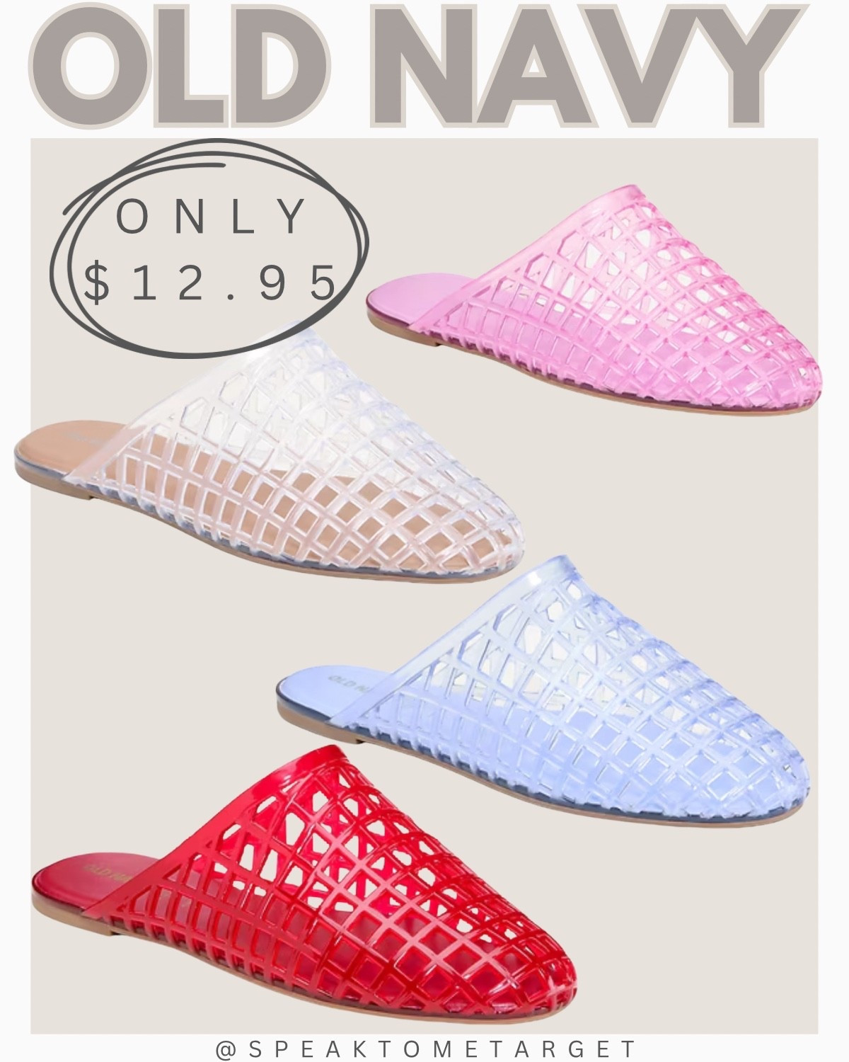 TRENDING….Jellys only $12.95 at Old Navy 

#LTKFestival #LTKSaleAlert #LTKPetite
