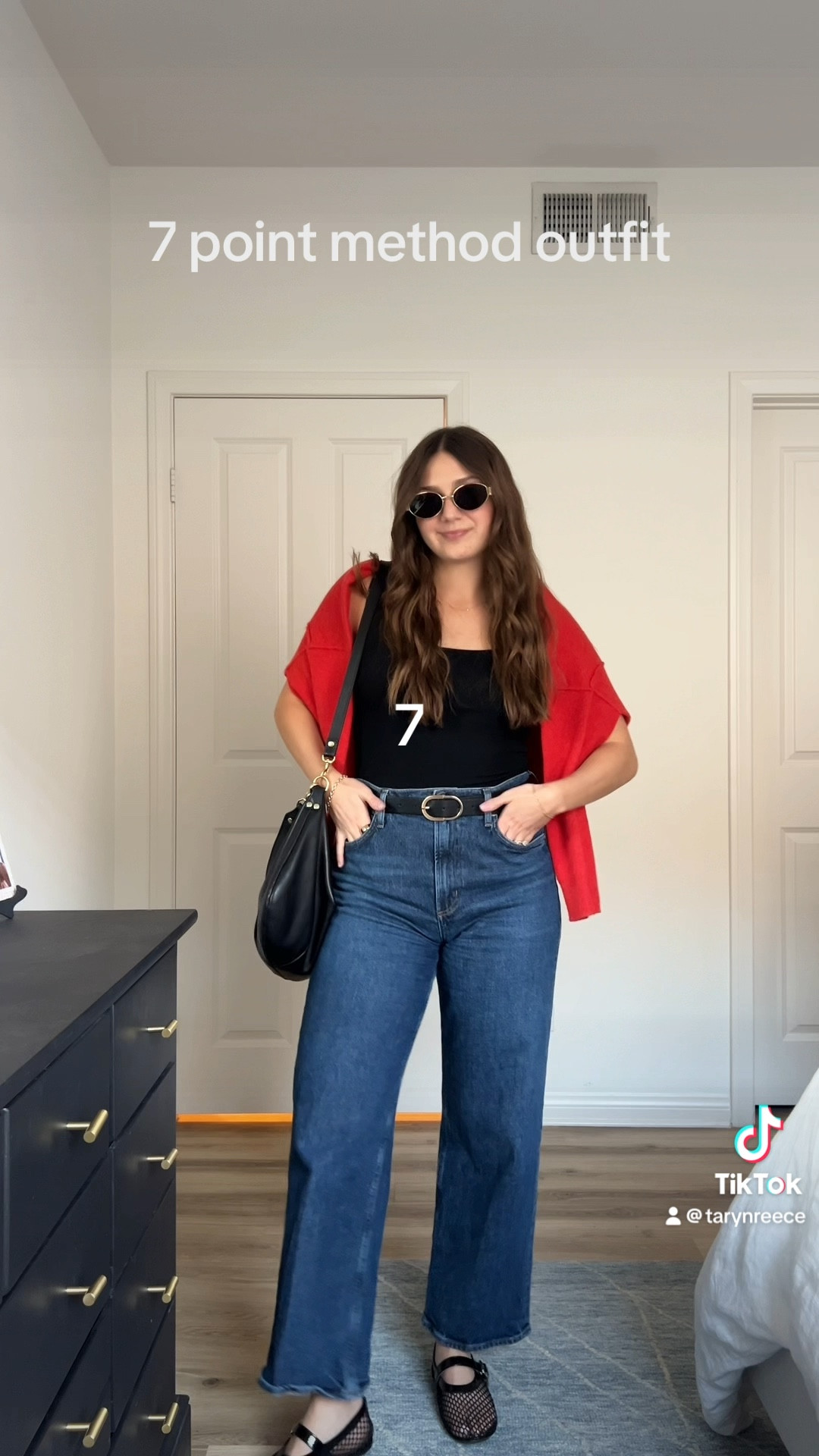 Fall outfit using the 7 point styling method ❤️🍂 #fallfashion #outfitinspo #autumnfashion #styletips 

#LTKFindsUnder50