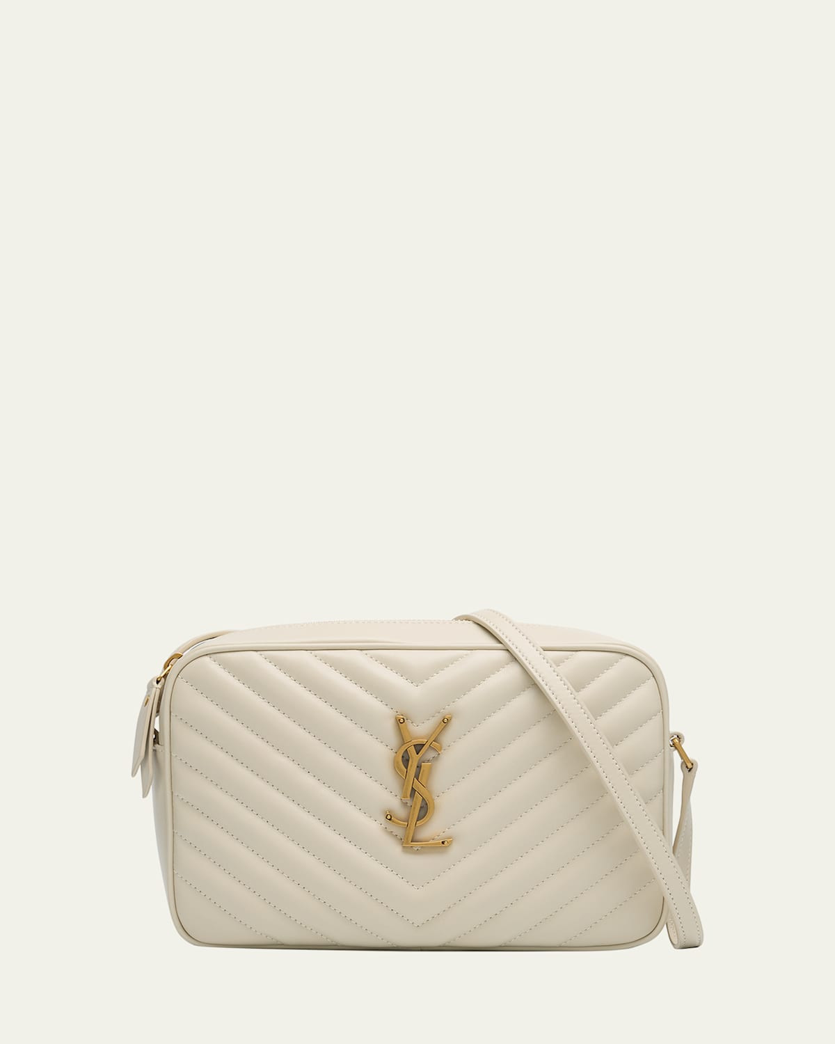 Lou Medium YSL Camera Bag with Pocket in Quilted Leather | Bergdorf Goodman