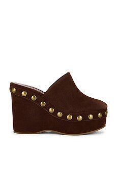 Schutz Sierra Studs Clog in Root Brown from Revolve.com | Revolve Clothing (Global)