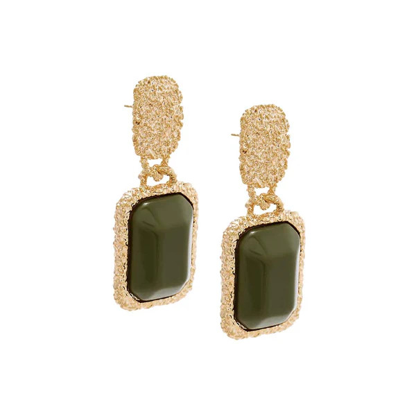 Colored Gem Drop Earrings | Adina Eden