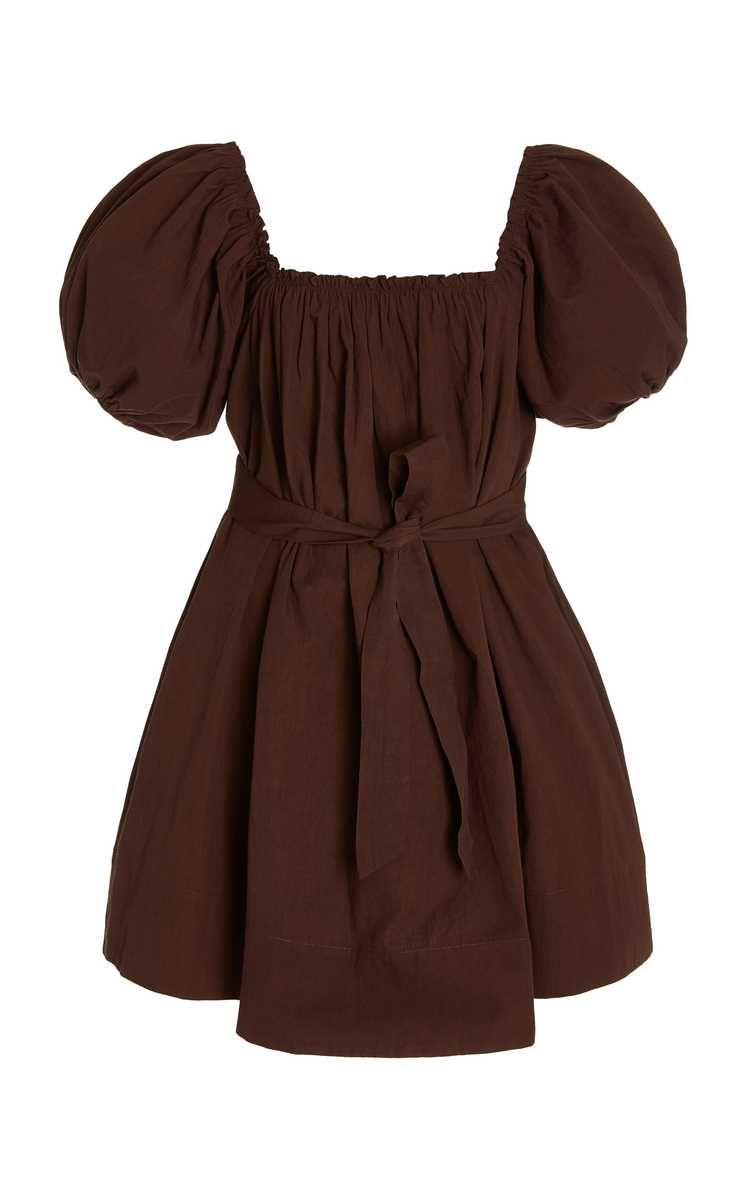 Exclusive Lyndy Cotton-Poplin Mini Dress | Moda Operandi (Global)