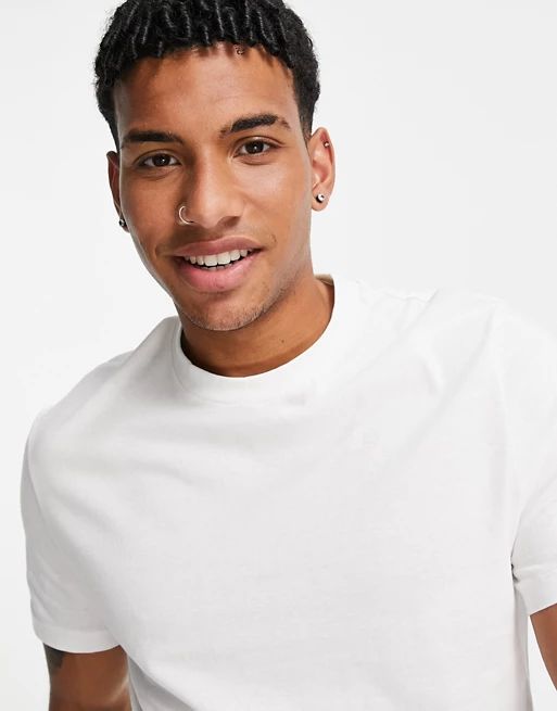 ASOS DESIGN organic t-shirt with crew neck in white | ASOS (Global)