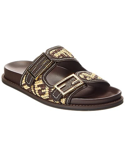 Feel Leather-Trim Sandal | Rue La La