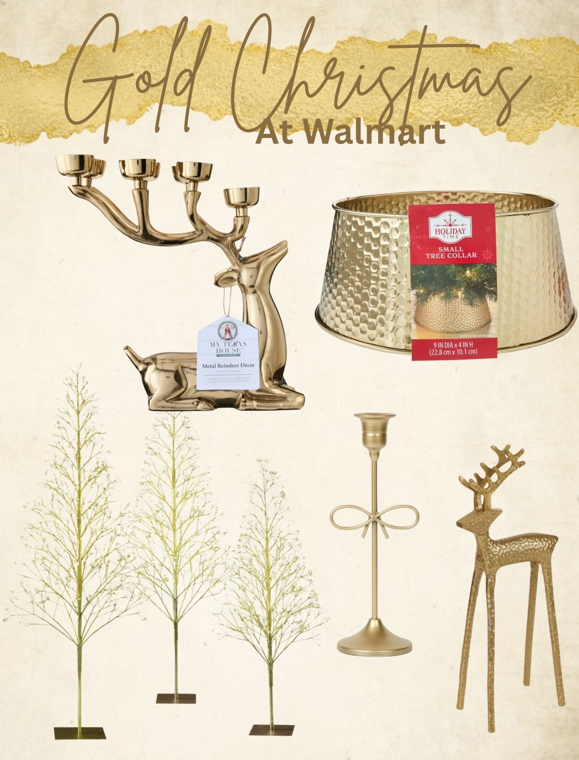 Gold Christmas at Walmart

#LTKSeasonal #LTKHome #LTKU