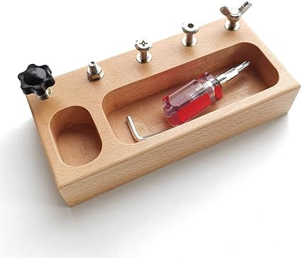MEROCO Montessori Screw Driver Board for Kids Montessori Materials Basic Skills Educational Learn... | Amazon (US)
