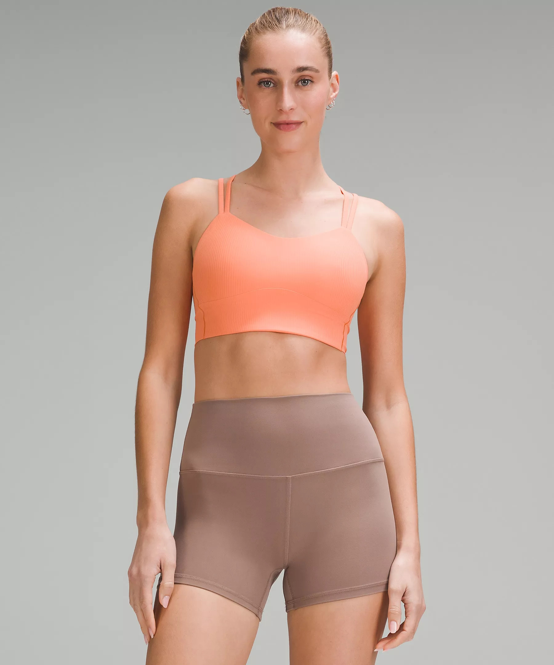 Like a Cloud Ribbed Longline Bra *Light Support, B/C Cup | Women's Bras | lululemon | Lululemon (US)
