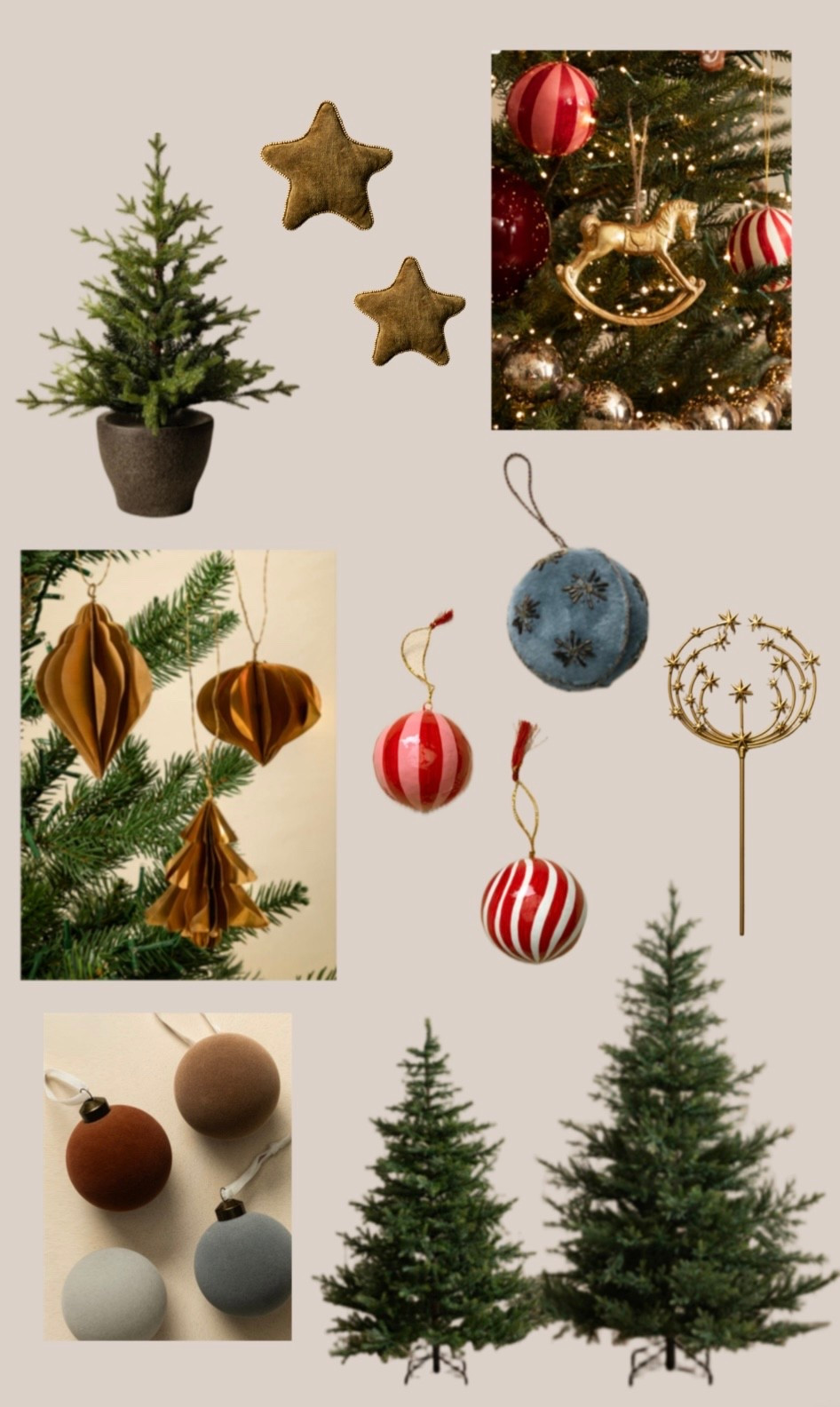 Christmas Decor

McGee & Co Christmas 
Paper Mache Ornament 
Flocked Ornament 
Norway Spruce Tree
Gold Rocking Horse Ornament
Honeycomb Ornament 

#LTKHome #LTKSeasonal