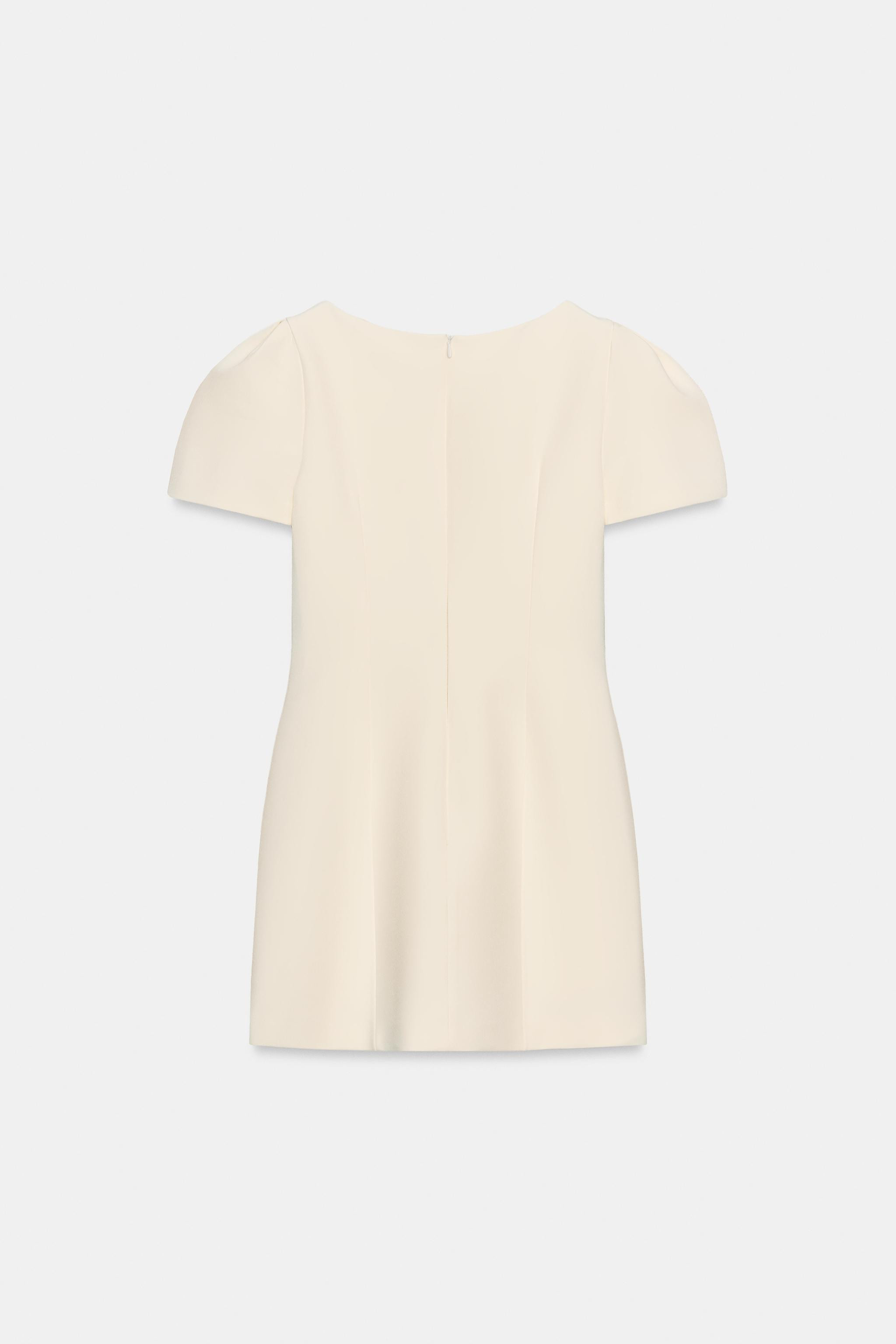 SHORT DRESS WITH PLEATS AND POCKETS | Zara UK