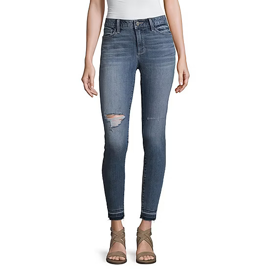 ana Skinny Denim Ankle CropJeans JCPenney | JCPenney