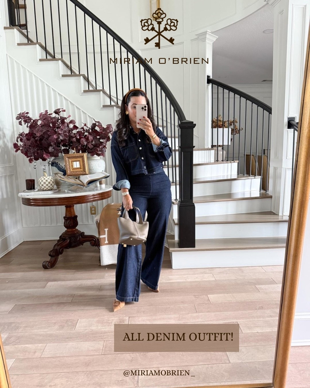Look at this cute all denim outfit! 

Follow me at @miriamobrien_ on IG and TikTok! 

#ZaraDenim #ZaraFit #ZaraFallFashion #SeasonalFit

#LTKSeasonal #LTKStyleTip #LTKOver40