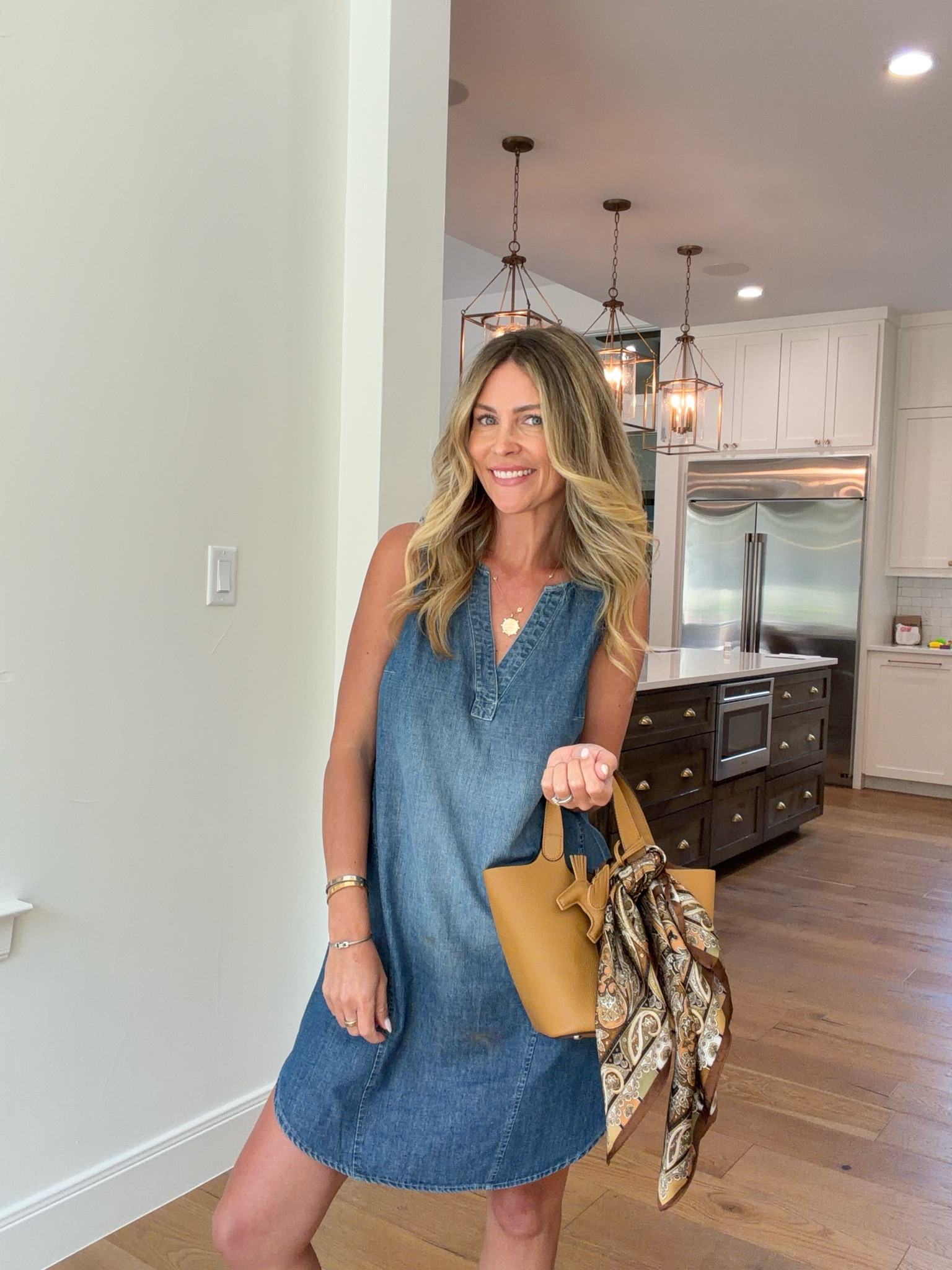 How I tie my scarves from Amazon! Summer outfit over 40

#LTKootd #LTKSeasonal #LTKOver40