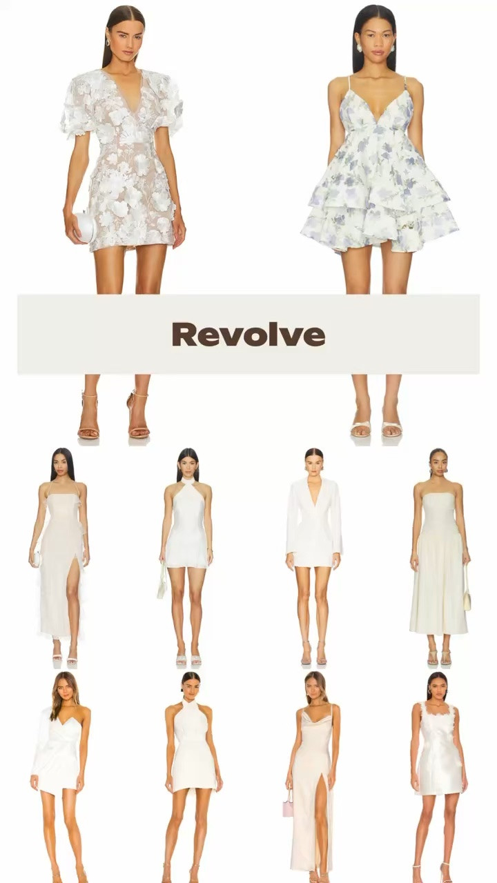 Revolve white dresses on sale today!

Bachelorette party outfits, bachelorette accessories, vacation packing, resort wear 2026, beach vacation, resort wear, summer clothing, white clothing, destination wedding, beach wedding, honeymoon packing.

#LTKWedding #LTKSeasonal #LTKSaleAlert