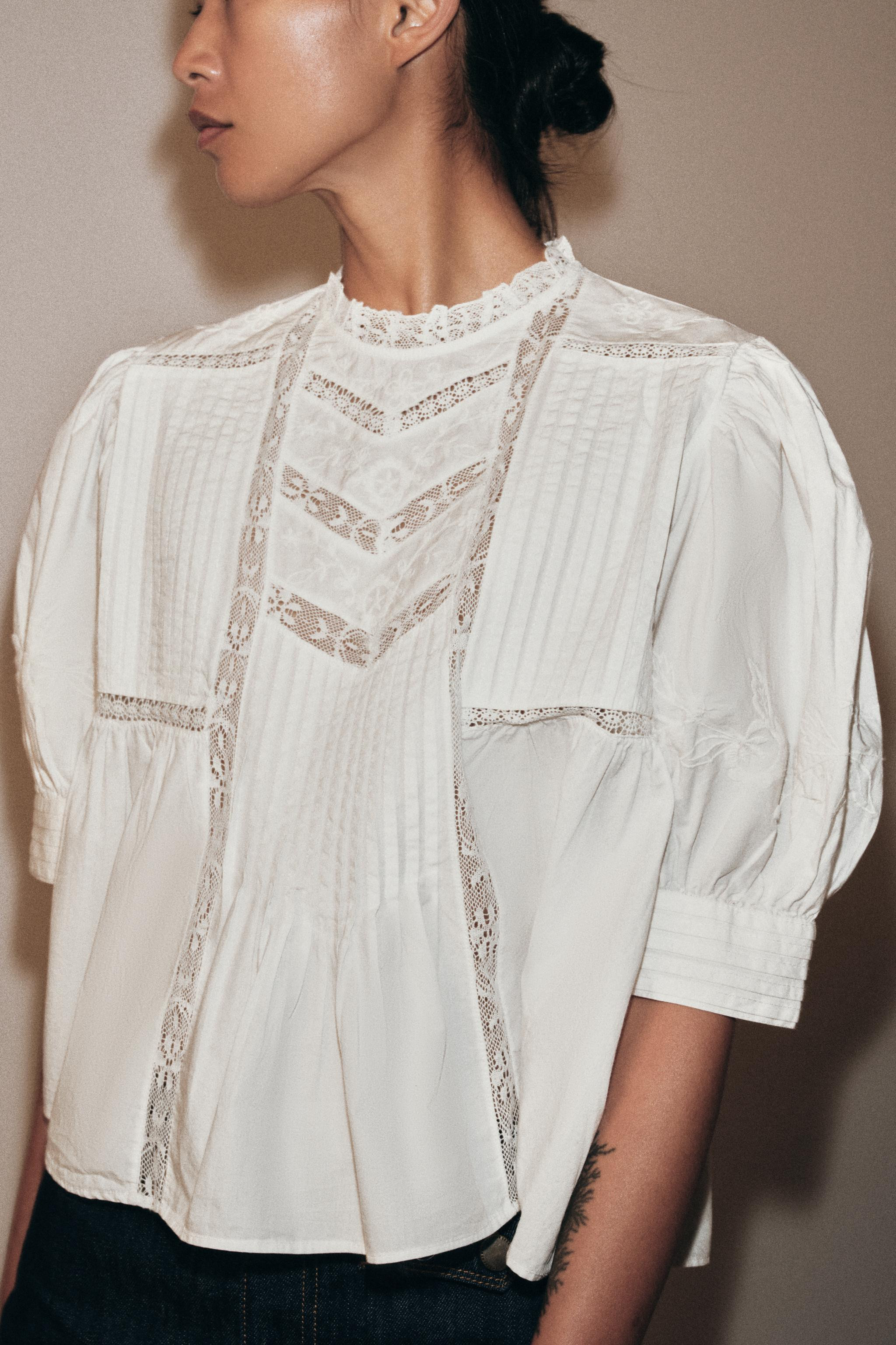 EMBROIDERED SHIRT ZW COLLECTION | Zara US