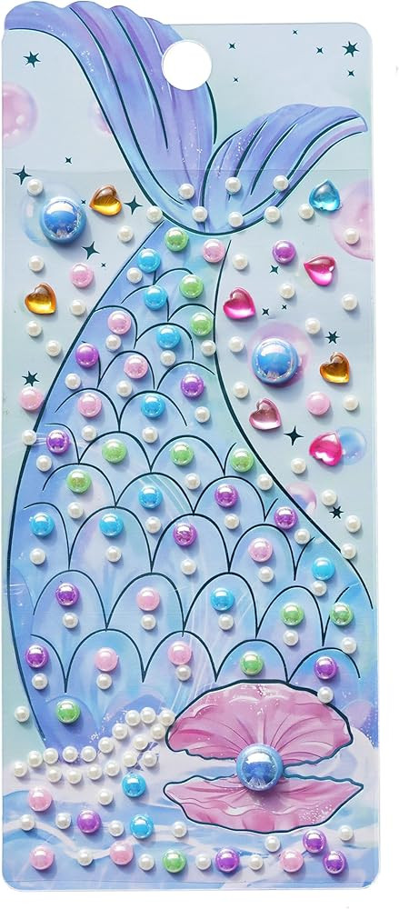 Pearl Gem Stick On Earrings - Kids Toddlers Sticker Earrings Self-Adhesive Stick on Earrings for ... | Amazon (US)