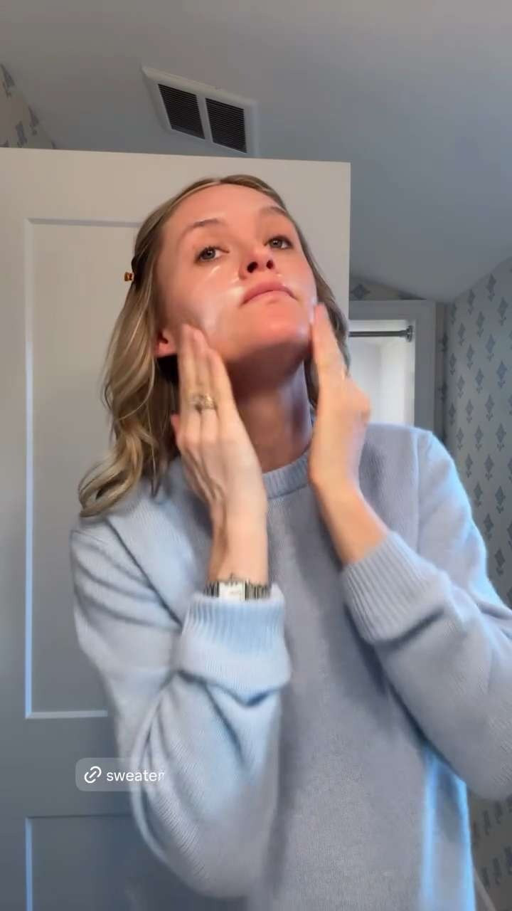 My blue sweater is the perfect shade for spring! So cute. 

 #LTKootd #LTKmorningroutine