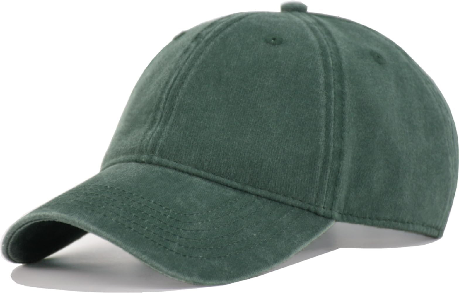 Vintage Washed Cotton Baseball Caps Men Women Adjustable Unstructured Low Profile Dad Hat | Amazon (US)
