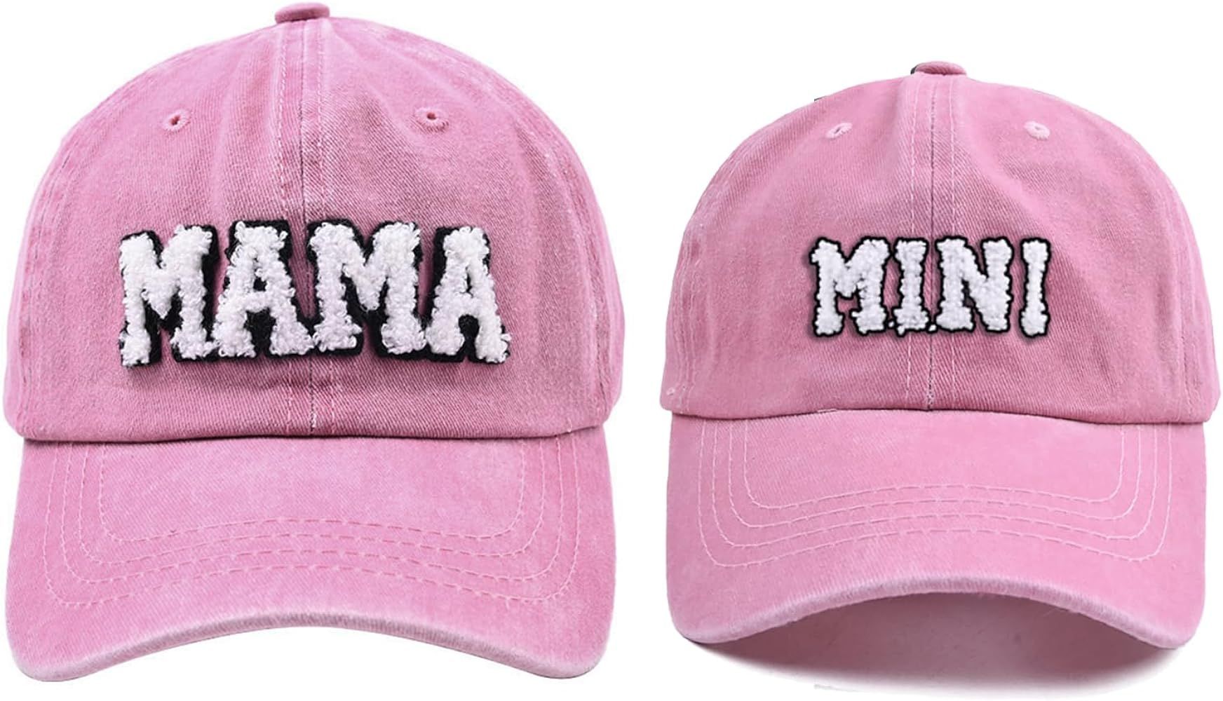 Mama and Mini Hats, Mommy and Me Hat, Mother Daughter Cap, Mom and Baby Matching Gift, Parent-Chi... | Amazon (US)