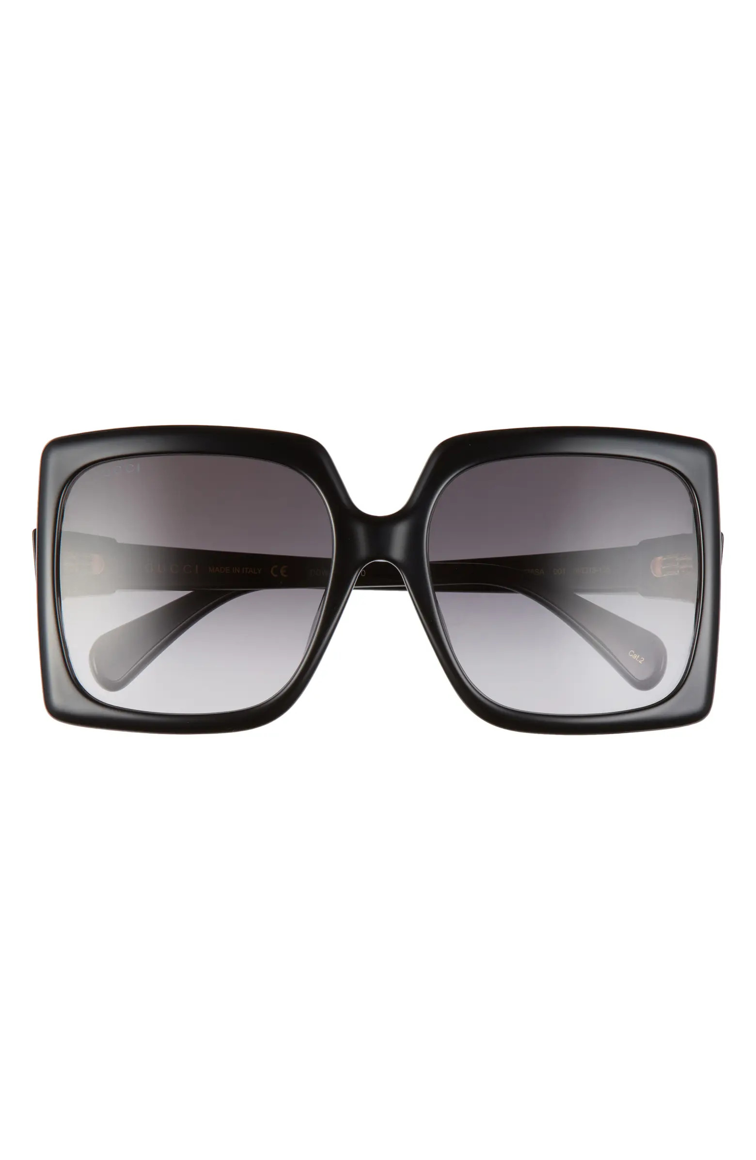 59mm Gradient Square Sunglasses | Nordstrom