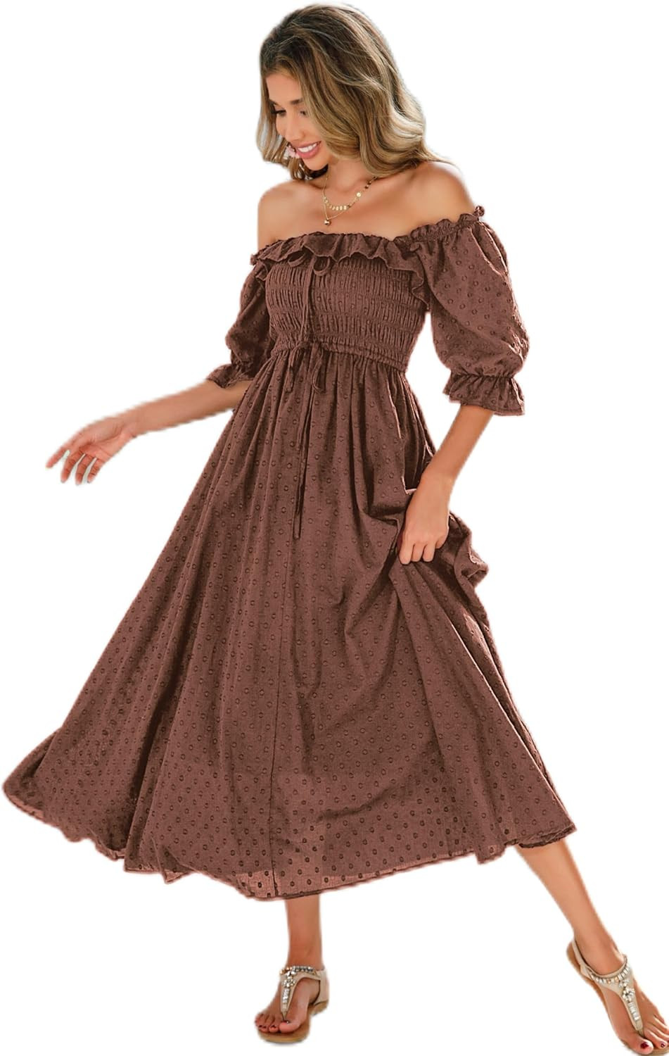 R.Vivimos Women Summer Cotton A Line Flowy Long Dresses | Amazon (US)
