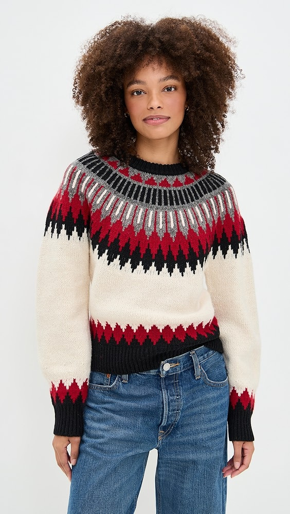 Wool Blend Long Sleeve Crew Neck Sweater | Shopbop