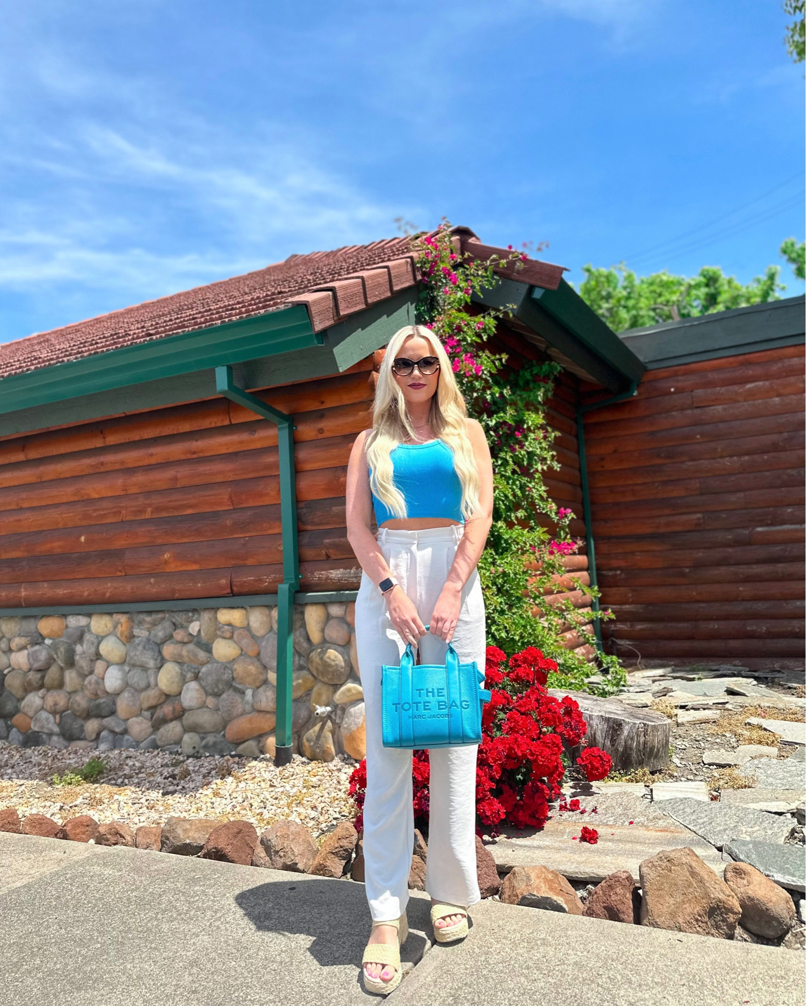 Tank: XS
Pants: 26

Summer | Cropped Tank | Flared Pants | Wide Leg Pants

#LTKSeasonal