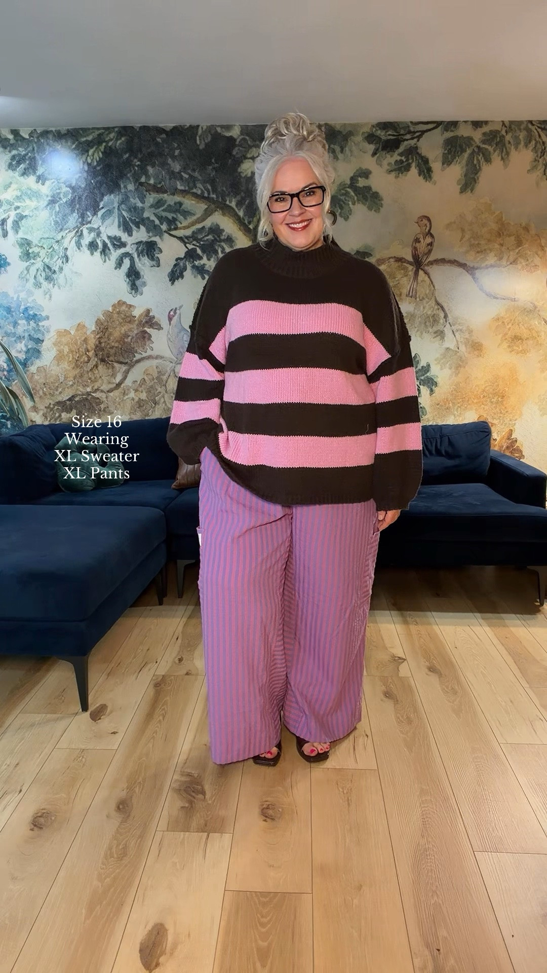 Stripes on Stripes and I don’t care! 💜
#Over50Style #dopaminedressing #over50fashion #ootd #falloutfits

#LTKootd #LTKOver40 #LTKgrwm