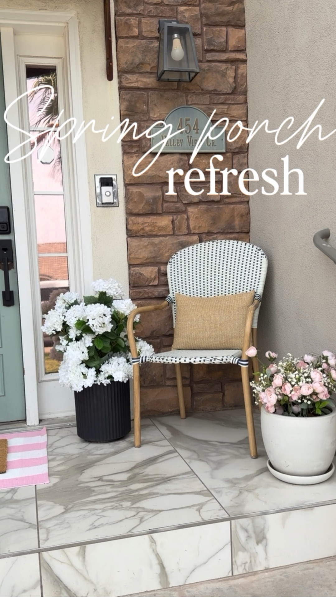 Spring porch refresh is officially done and I’m obsessed 🥹🌸
Keeping it simple, cozy, and realistic for everyday life—everything linked if you want to recreate this look!

Neutral tones + soft florals + easy swaps = the perfect spring reset 🌿

#LTKhome #LTKseasonal #LTKfinds #springrefresh #springdecor #porchdecor #cozyhome #amazonhome #momlife #homesweethome