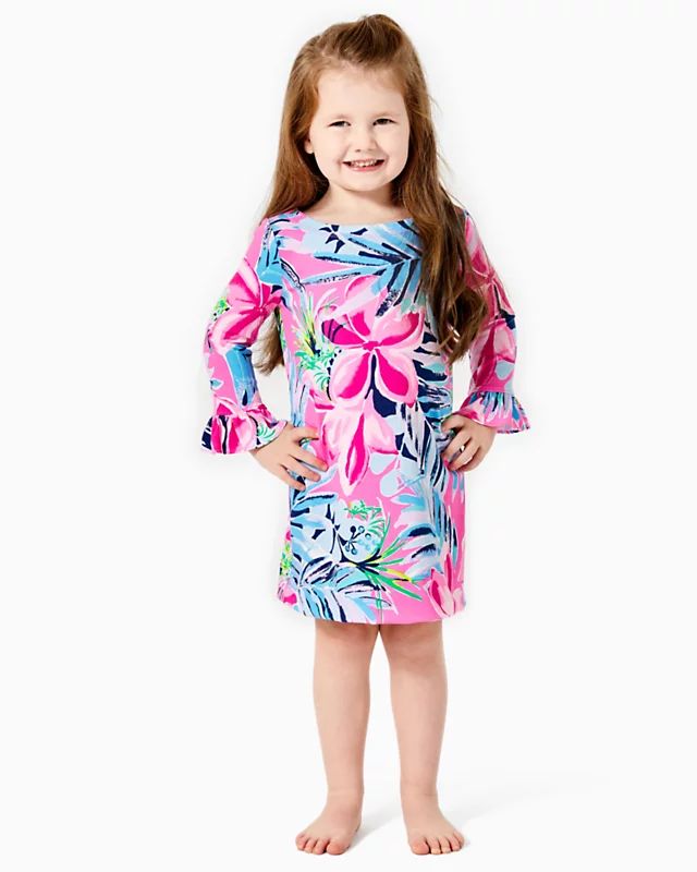 UPF 50+ Girls Mini Sophie Ruffle Dress | Lilly Pulitzer