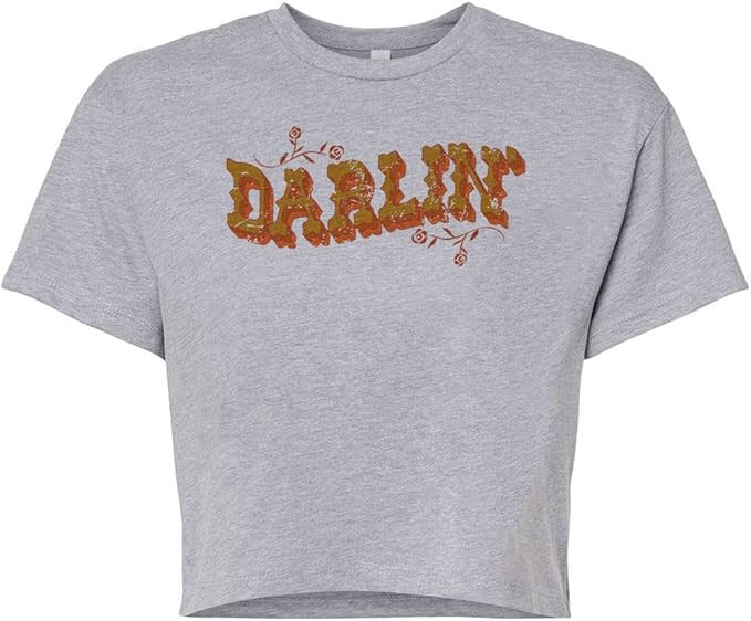 TeesAndTankYou Darlin' Crop Tee Shirt Women's | Amazon (US)