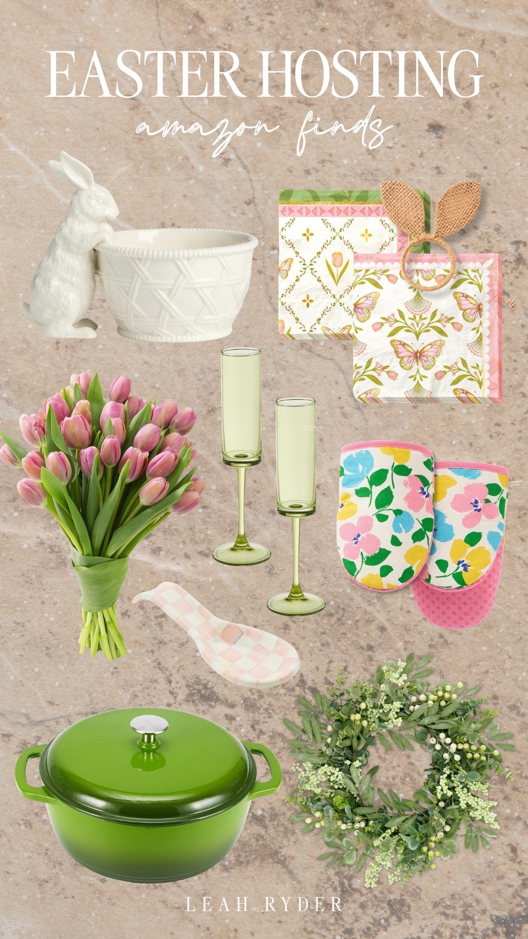 Easter hosting ideas featuring Amazon home decor finds like floral arrangements, tableware, bunny decor, and spring entertaining essentials. These affordable Easter decor ideas are perfect for creating a festive and inviting tablescape for brunch, dinner, or family gatherings. If you’re searching for Easter hosting ideas, spring table decor, Easter table setting inspiration, or Amazon home finds, this roundup is full of easy, cheerful ideas.

#LTKSeasonal #LTKHome