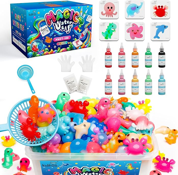 Kiditos Magic Water Elf Toy Kit Magic Gel Water Pets Fun DIY Craft Kit | Amazon (US)